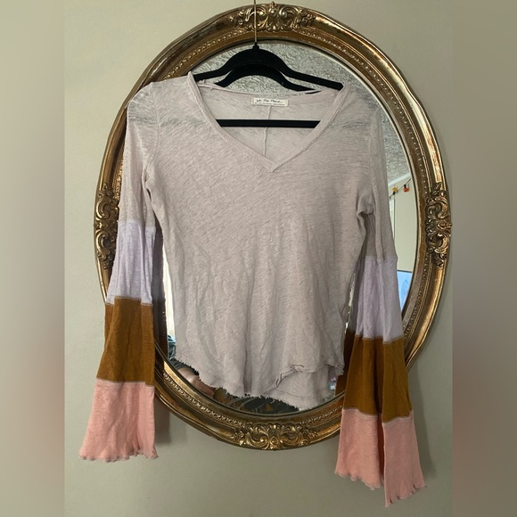 Weekend sale!! We the free bell sleeve shirt - Picture 3 of 5